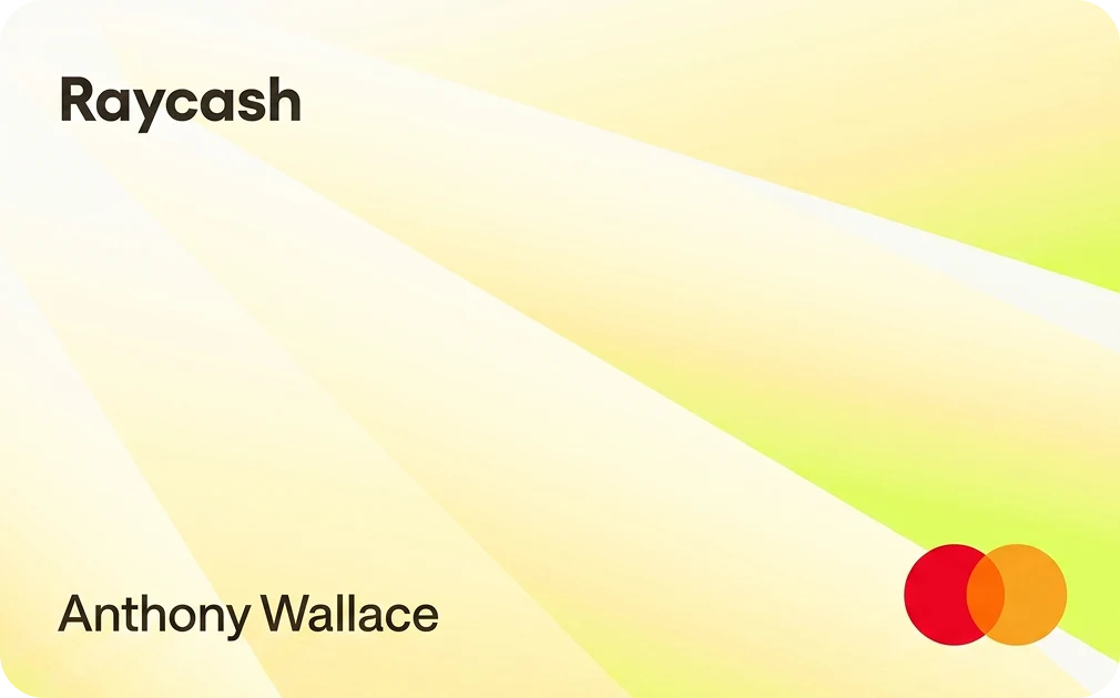 Raycash Card 卡面