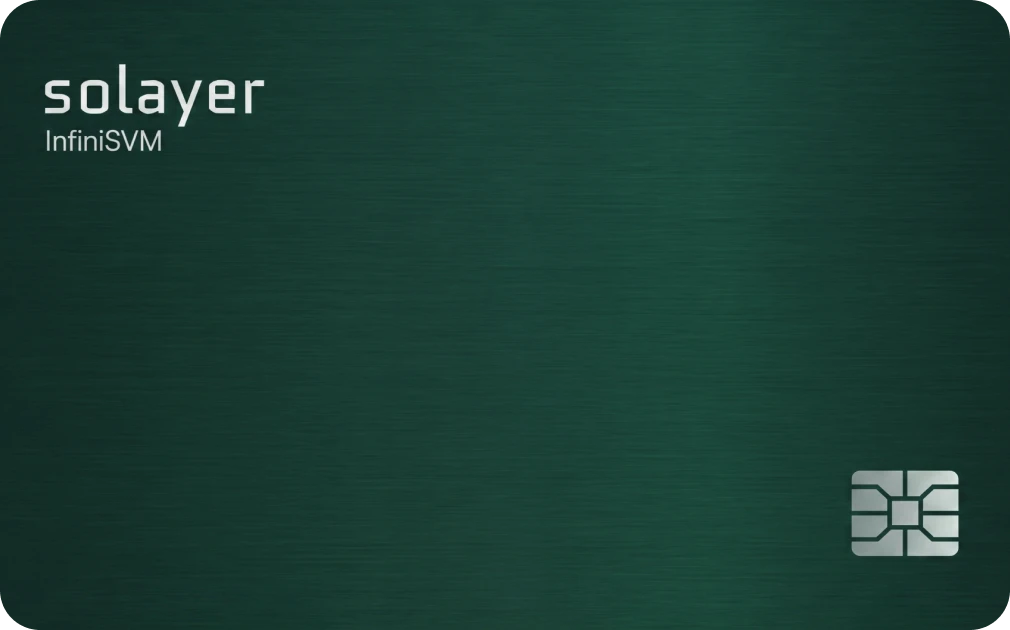 Solayer Pay Solayer Pay Virtual Card 卡面